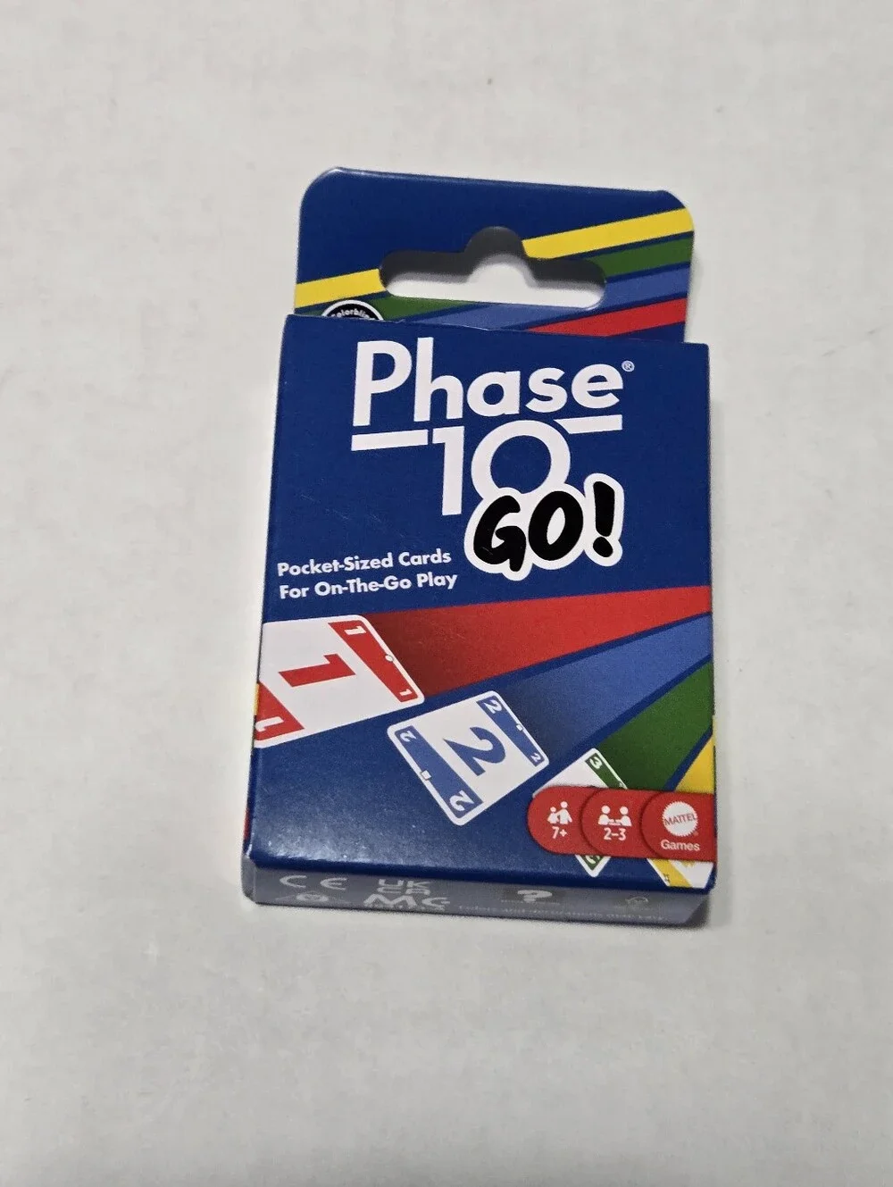 PHASE 10 GO and APPLES TO APPLES JUNIOR CARD GAME, Bonus Storage Travel Box, NEW